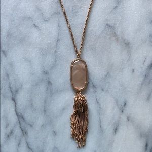 Rose Gold Kendra Scott Rayne necklace